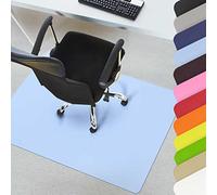 KARAT Tapis de Protection des sols - Protection Efficace des sols dans de Nombreuses Couleurs Attrayante - Bon Glissement de chaises de Bureau (Bleu Clair, 90 x 120 cm)