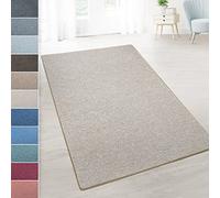 KARAT - Tapis de Salon élégant - Tapis de Passage Doux avec Bords sans Frange - Antidérapant Antistatique - Qualité Allemande - Tapis Durable et Facile à Entretenir - London, Beige 80x1000 cm