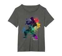 Karaté BGechenk T-Shirt, Femme Grandes Tailles, Asphalte, 2X