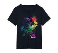 Karaté BGechenk T-Shirt, Femme Grandes Tailles, Noir, 2X