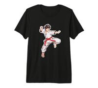 Karate Boy Artiste Martial pour Garçons T-Shirt Haut de Gamme