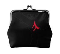 Karaté Boy Ceinture changeante Impression couleur minimaliste Portefeuille léger pour l'école et le travail, Noir , Taille unique, Pochette à monnaie