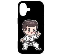 Karate Boy Dessin Karateka Kumite Coque pour iPhone 17