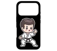 Karate Boy Dessin Karateka Kumite Coque pour iPhone 17 Pro