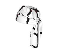 Karaté Boy Vector Ceinture Changeable Imprimé Couleur Casque Tête de Mort Cap Séchage Rapide Vélo Headwrap Léger Respirant Taille Unique Adulte Moderne Bonnet
