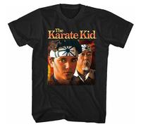 Karate Classic Movie Poster Men Black Daniel-san Mr Miyagi Sunset Men T-Shirt 100% Cotton Christmas t Shirt T-Shirt Black S
