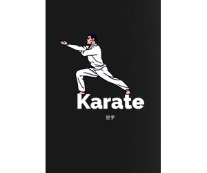 KARATE-Cuaderno tamaño A5, 100 Hojas de líneas: kumite