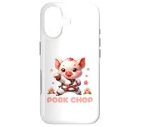 Karate Cute Pork Chop Funny Karate Pun Pig Martial Arts Coque pour iPhone 17