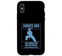 Karaté Dad Definition Like A Normal Dad Only Cooler Coque pour iPhone X/XS