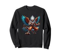 Karaté Eagle Warrior Féroce Avian Kung Fu Sweatshirt