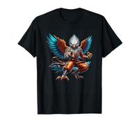 Karaté Eagle Warrior Féroce Avian Kung Fu T-Shirt