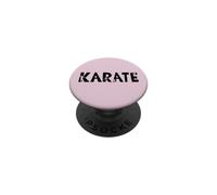 Karaté Femme Noir PopSockets PopGrip Adhésif