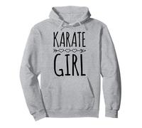 Karaté Girl avec Motif de flèche en Forme de cœur de Style bohème Sweat à Capuche