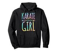 Karaté Girl avec Motif de flèche en Forme de cœur de Style bohème Sweat à Capuche