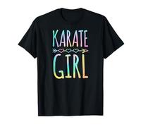 Karaté Girl avec Motif de flèche en Forme de cœur de Style bohème T-Shirt