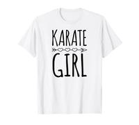 Karaté Girl avec Motif de flèche en Forme de cœur de Style bohème T-Shirt