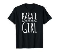 Karaté Girl avec Motif de flèche en Forme de cœur de Style bohème T-Shirt