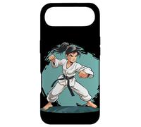 Karate Girl Comic Ceinture Noire d'autodéfense Coque pour iPhone Air