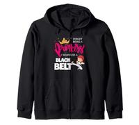 Karaté Girl Forget Being A Princess I Wanna Be A Black Belt Sweat à Capuche