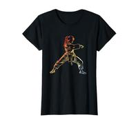 Karaté Girl Line Art T-Shirt