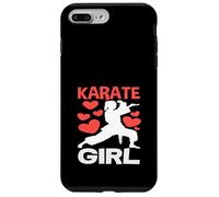 Karaté Girl Love Martial Arts Fighter Red Hearts Training Coque pour iPhone 7 Plus/8 Plus