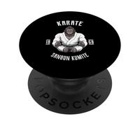 Karaté Gorilla Karatéka Kyokushin Karaté PopSockets PopGrip Adhésif