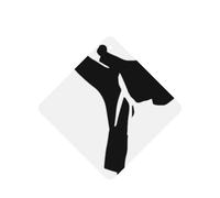 Karate-Highkick-Icon Printing Lot de 10 feuilles de désodorisant pour voiture avec cordes pour décoration