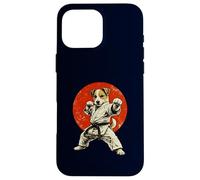 Karaté Jack Russell Terrier Chien d'arts Martiaux Japonais drôle Coque pour iPhone 16 Pro Max