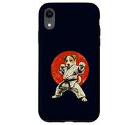 Karaté Jack Russell Terrier Chien d'arts Martiaux Japonais drôle Coque pour iPhone XR