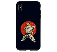 Karaté Jack Russell Terrier Chien d'arts Martiaux Japonais drôle Coque pour iPhone XS Max