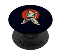 Karaté Jack Russell Terrier Chien d'arts Martiaux Japonais drôle PopSockets PopGrip Adhésif