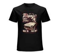 Karate Kid Miyagi Wax on Off Reseda Martial Arts Movie Men's T-Shirt Unisex Black Men Tees 3XL