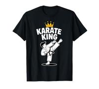 Karaté King Ceinture Noire Amusante pour Amateurs d'arts Martiaux Japonais T-Shirt