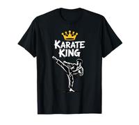 Karate King Ceinture Noire Amusante pour Amateurs d'arts Martiaux Kata T-Shirt