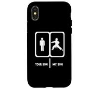 Karaté Maman garçon Ton Fils Mon Fils Karaté Papa Coque pour iPhone X/XS