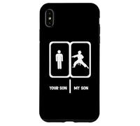 Karaté Maman garçon Ton Fils Mon Fils Karaté Papa Coque pour iPhone XS Max
