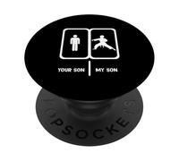 Karaté Maman garçon Ton Fils Mon Fils Karaté Papa PopSockets PopGrip Adhésif