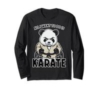 Karaté Panda, Tout ce Que Je Veux Faire, C'est Un Joli Ours Karatéka Manche Longue