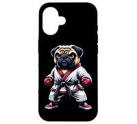 Karate Pug Maître des Arts Martiaux Coque pour iPhone 16