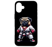 Karate Pug Maître des Arts Martiaux Coque pour iPhone 16 Plus