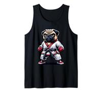 Karate Pug Maître des Arts Martiaux Débardeur