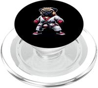 Karate Pug Maître des Arts Martiaux PopSockets PopGrip pour MagSafe