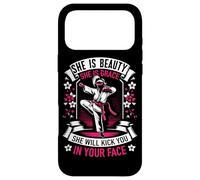 Karaté She is Beauty She is Grace Kick Your Face Coque pour iPhone 17 Pro Max