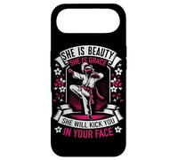 Karaté She is Beauty She is Grace Kick Your Face Coque pour iPhone Air