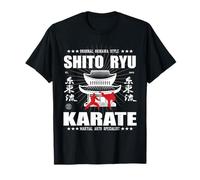 Karaté Shito-Ryu : Torii, Karateka et Kanji puissant T-Shirt