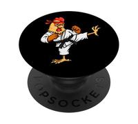 Karaté Taekwondo Judo Kung Fu Poulet Coq Cadeau Homme Femme PopSockets PopGrip Adhésif