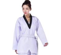 Karaté Vêtements de Sport Martiaux Judo Gi Karaté Taekwondo Kung Fu Concours d'entraînement Plusieurs Tailles Multicolore (Blanc, 170cm)