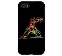 Karateka Line Art Retro Dojo Coque pour iPhone SE (2020) / 7 / 8