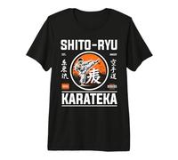 Karateka Shito-RYU : Design rétro de karaté pour Les Fans T-Shirt Haut de Gamme
