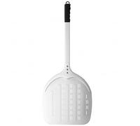 Karboby Pelle à Pizza Aluminium Pelle A Pizza Spatule Perforée pour Cuisson au Four à Pizza, 14 Pouces (35cm)
